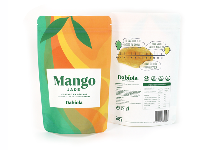 Dehydrated Jade mango slices Dabiola