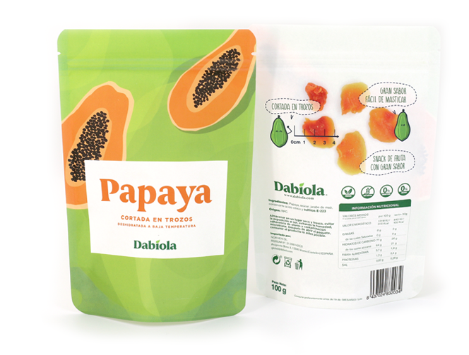 Papaya Deshidratada Dabiola