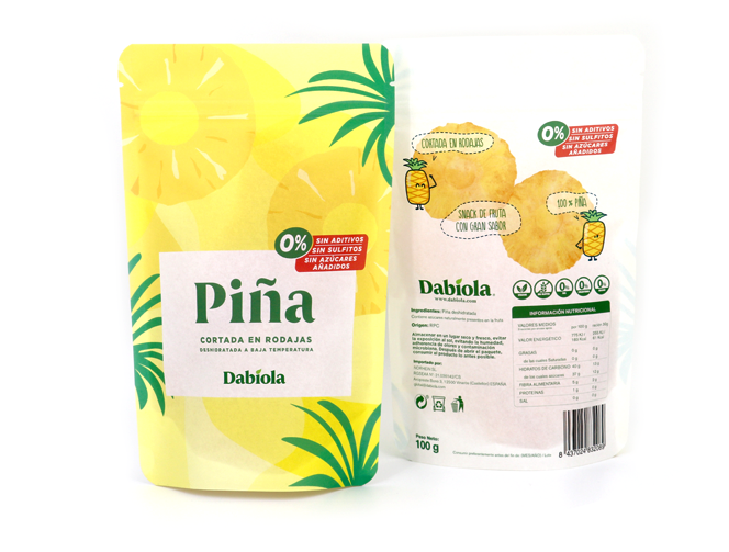 Unsweetened Dehydrated Pineapple Dabiola